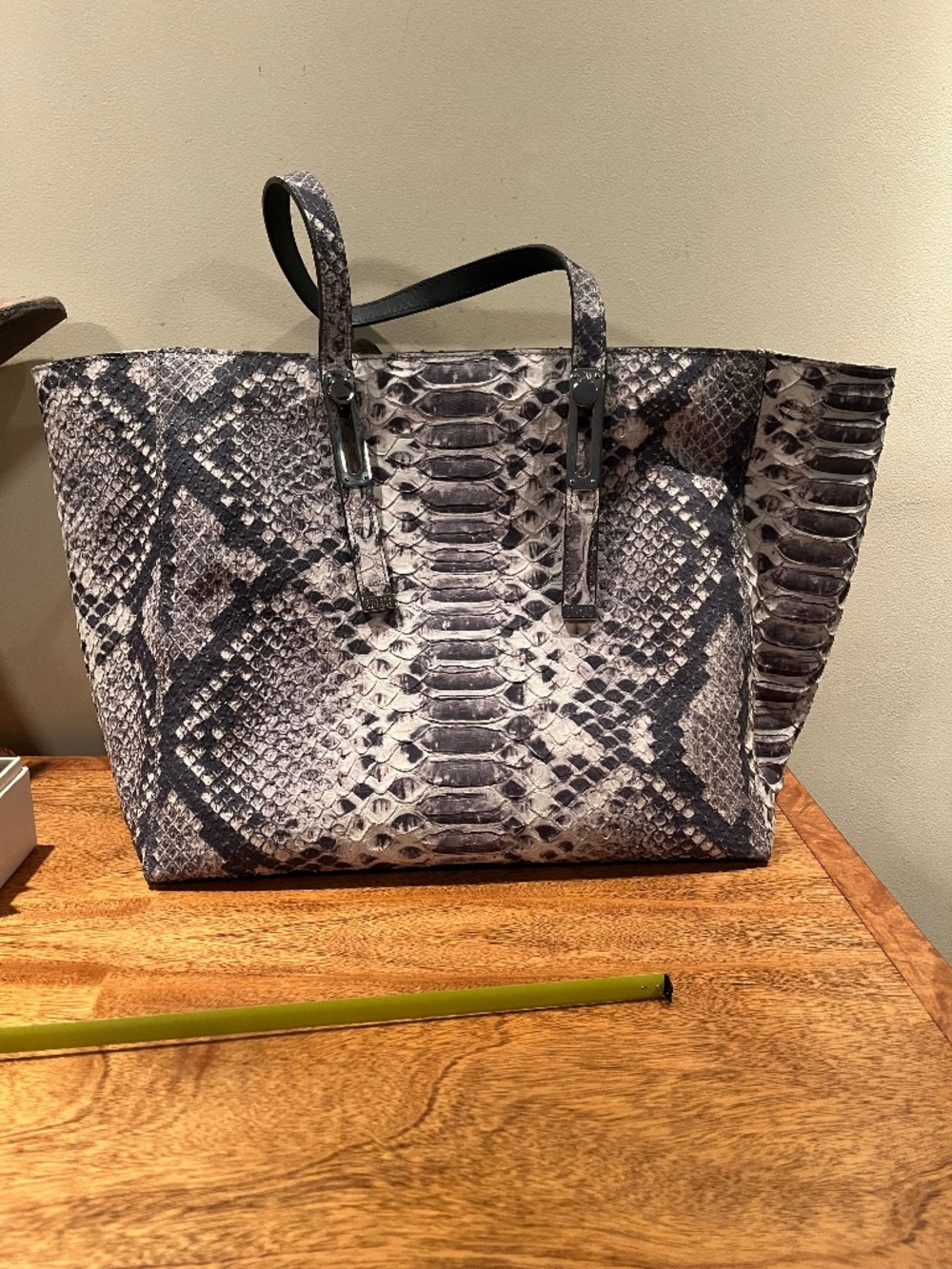 Stuart Weitzman python bag